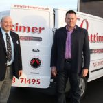 Robert Holmes-Henderson of Trading Standards with George Lattimer