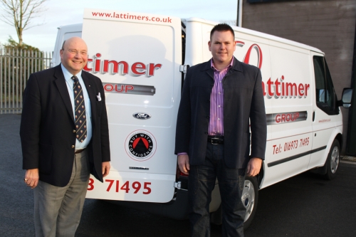 Robert Holmes-Henderson of Trading Standards with George Lattimer