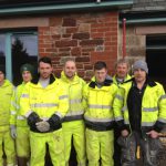 Caldbeck Site Team (L to R): Wayne Longman, Paul Broom, Craig Wilson, Ashleigh Fell, Shaun Clark, Jeff Wilson (Director) & Richard Marr