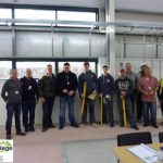 Left to Right David Hill, Wayne Robinson, Richard Walker, George Lattimer, Nikki Graham Carlisle College, Adam Rogers Lakes College, William McKenzie Lakes College, Mark Bainbridge, Steven Watters Carlisle College back row Robert Johnson, Martin Cowan)