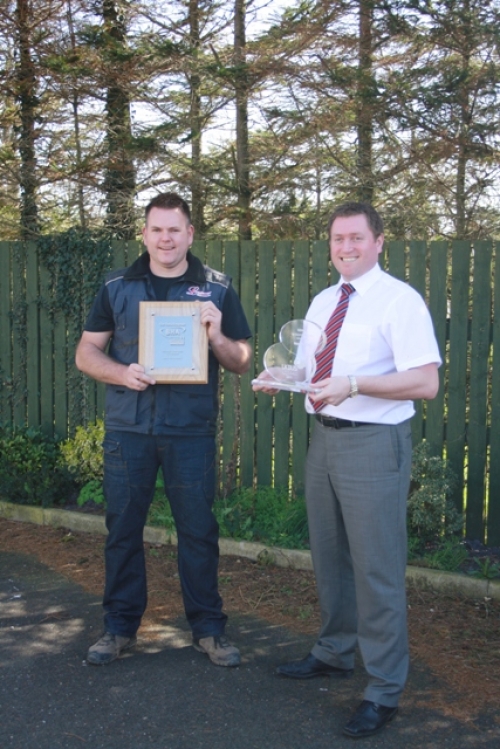 George Lattimer & Chris Reay with National Awards